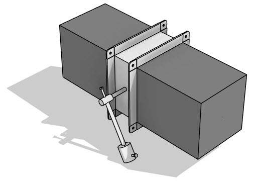 Обратный клапан VKO Исполнение 0 Прямоугольный
